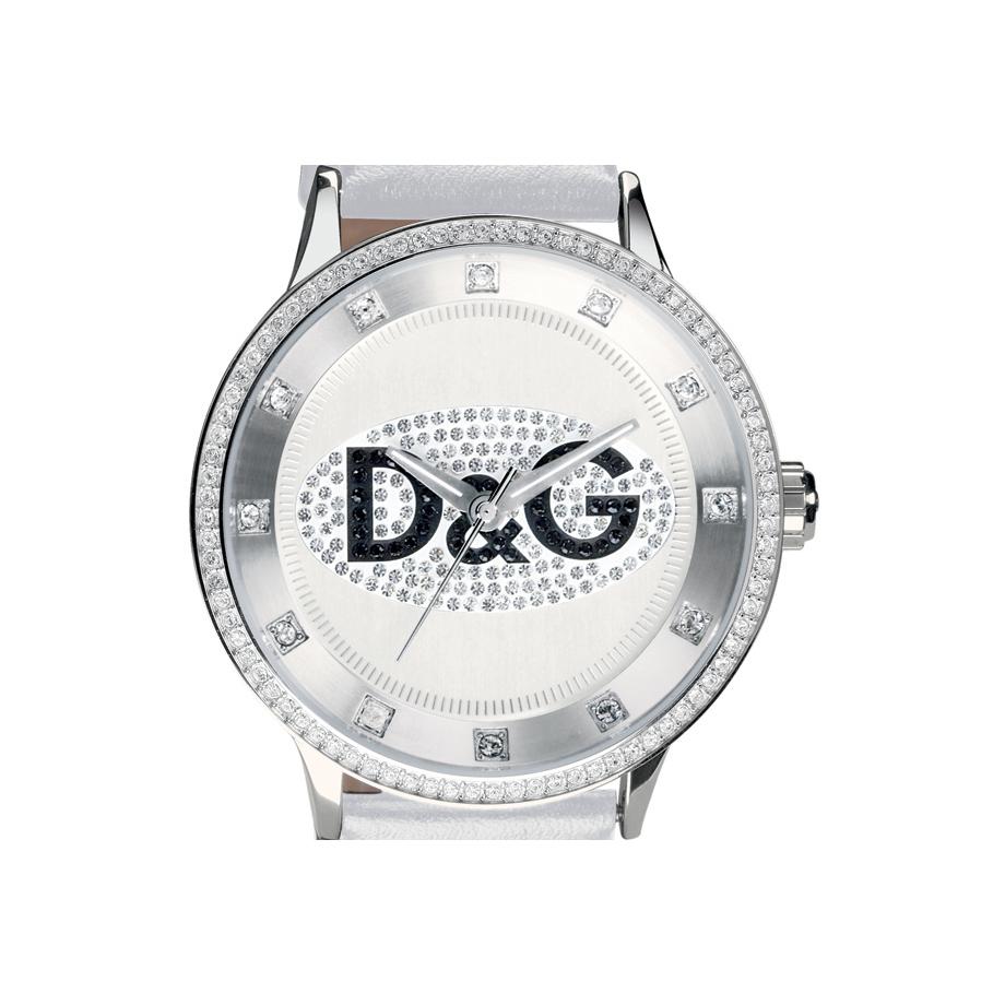 d&g silver watch